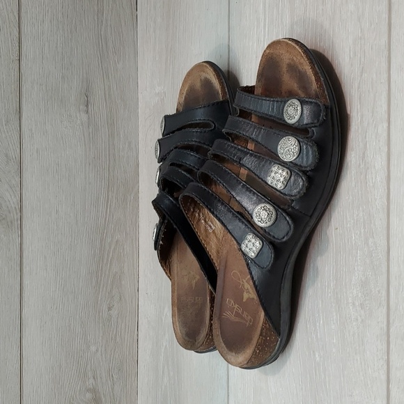 Dansko Women Leather Strap Sandals shoes sz 37/6.5-7 - Picture 1 of 12